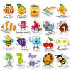 100 Pun Homophone Stickers Children's Fun Game Stickers Kindergarten English-style Cartoon Decoration