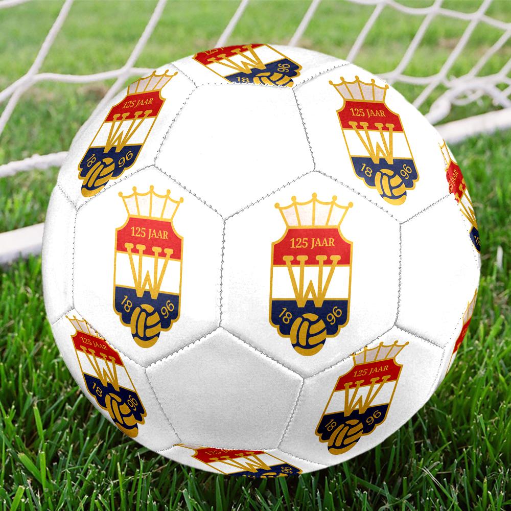 Willem II Tilburg size5 Soccer Ball, colorful, suitable for all ages, machine-stitched, PVC material, competition grade,durable and high bounce