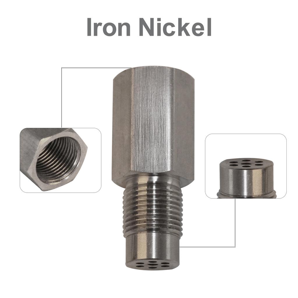 Car Universal O2 Oxygen Sensor Spacer Engine Light Adapter Bung Catalytic Converter Fix Iron Nickel Plating