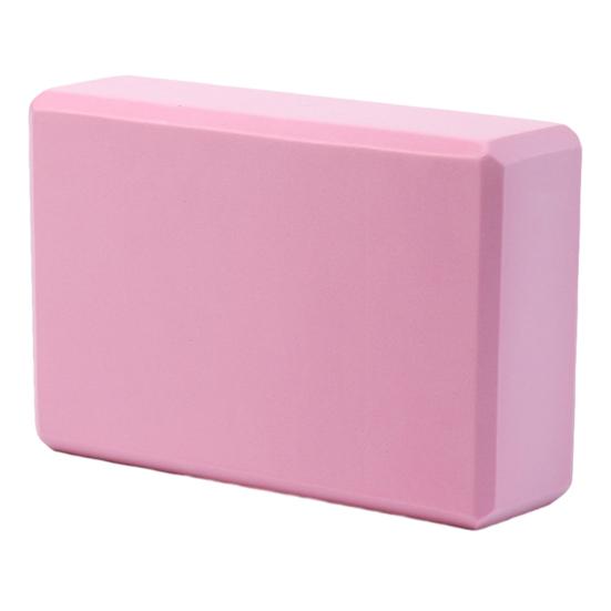 

1/2Pcs EVA Yoga Block Supportive Lightweight Pilates Meditation Non-Slip Foam Block High Density Fitness 1pc рожевий