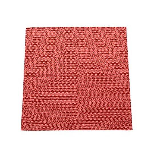 SAKIKU-EN Furoshiki rich colors patterns made Japan cotton traditional design 50cm 1 piece Japanese pattern small rabbit hemp leaf seigaiha arabesque