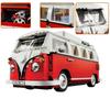 1354PCS Volkswagen T1 Camper Bricks Van Car Bluding Blocks High Techc Ideas Bus Compatible Technical 10220 Toy Kid Gift
