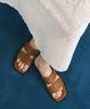 Moodnight Ruth Soft Leather Square Slides - 4 Colors (Type A)