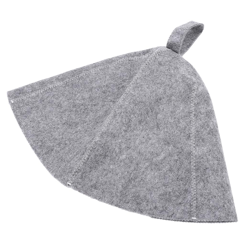 2pcs Men Sauna Hat Thick Absorbent Heat Insulating Breathable Sauna Steam Bath Accessories