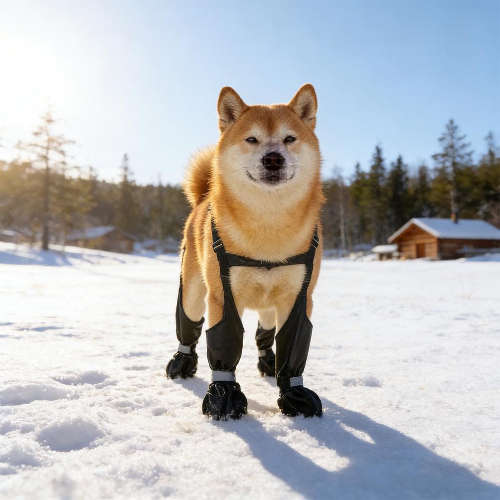 Dog Boots , Adjustabledog Boots, Non- Rain Boots, Suitable For Walking In Snowy Winters/hot Summer Roads.