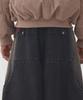 Iseuteuseobiseusyab Gardening Denim Wide Pants - Black Brown