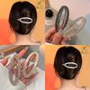 1pc Elegant Rhinestone Decorative Hair Claw Clip | Vintage Non Slip Hair Grab Clip for Women and Daily Use Wear