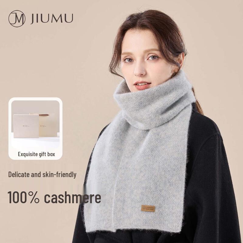 JIUMU Women's 100% Cashmere Winter Scarf
