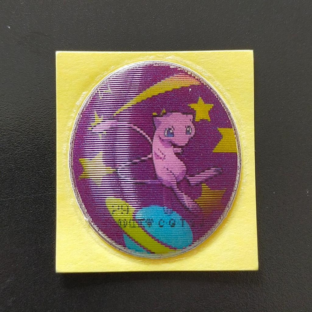 Pokémon Mew Meiji Advanced Generation Lenticular Puffy Change Sticker Card Nintendo Meiji/