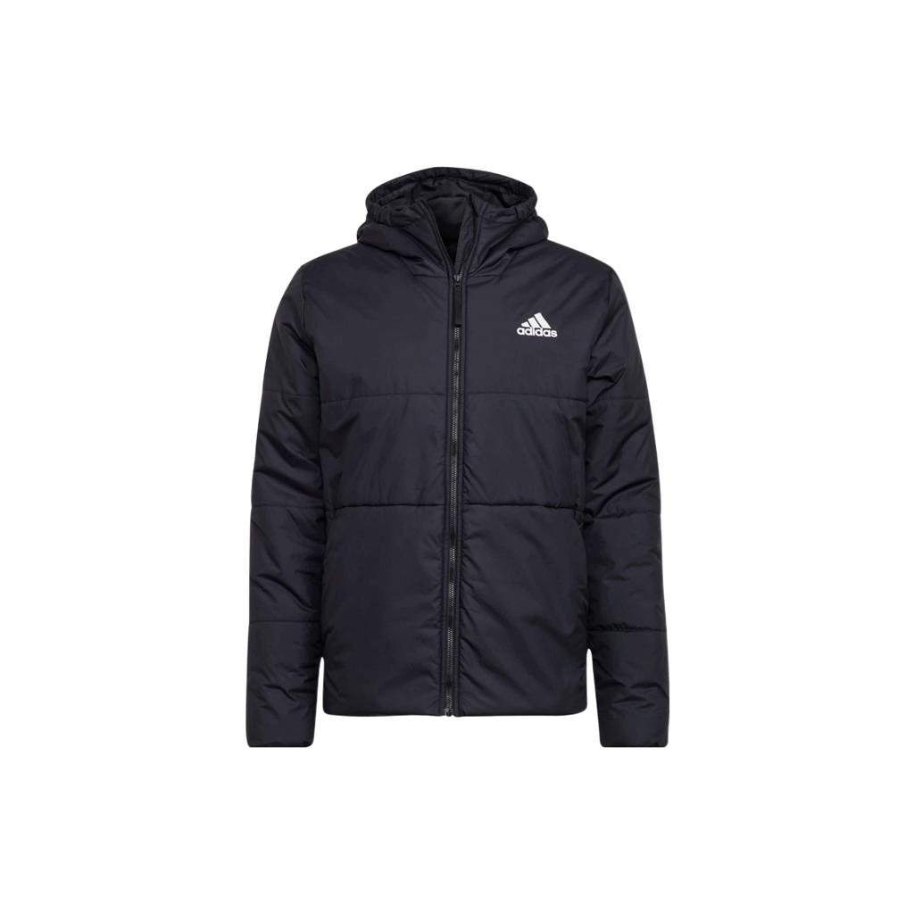 Adidas Logo Print Striped Pattern Stand Collar Long Sleeve Cotton Jacket Men Jacket Black HG6276