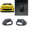 Carbon Fiber Grain Roof Top Small Hook Cover Trim For 2010-2015 Chevrolet Camaro