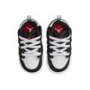 Air Jordan 1 Low ALT SE TD White Black Matte Silver Baby Sneakers Fire-Red IB3886-106