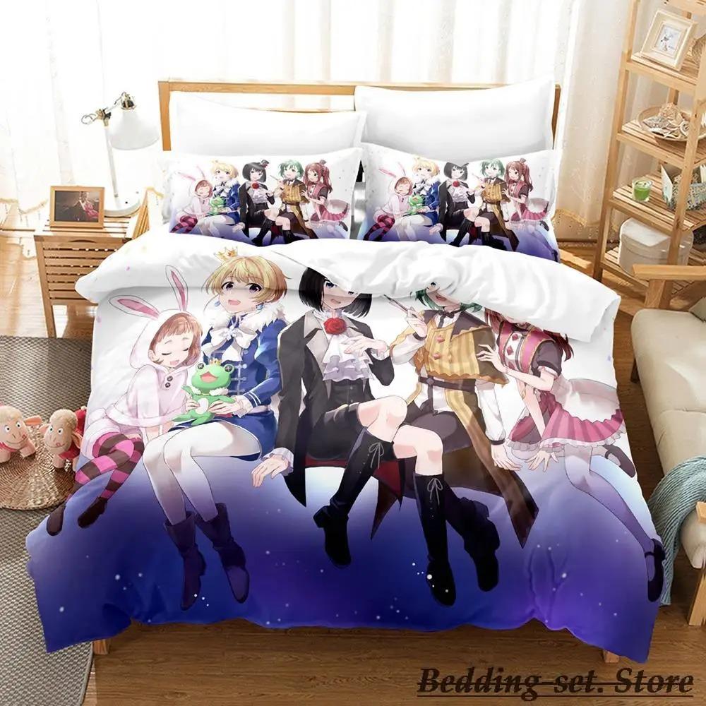 THE iDOLM@STER SideM Bedding Set Single Twin Full Queen King Size Bed Set Adult Kid Bedroom Duvetcover Sets Anime Bed