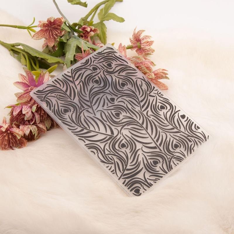 Textured Embossing Folder Paper Craft Decorative Embossing Stencils Textured Scrapbooking Templates for Card Making