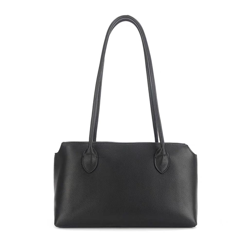 Niche Row Bag Leather Women's Bag Minimalist Style Large Capacity Tote Bag Shoulder Bag Armpit Bag Tote Handbag
