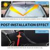 Six Piece Car Window Glass Sunshade Kit, Reflective Interior Privacy Protection Sunscreen Heat Shield, Modification Replacement Parts, Universal for