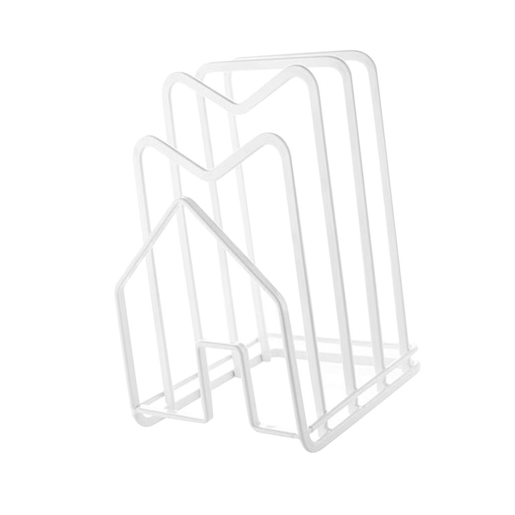 Cutting Board Storage Rack Versatile Chopping Board Pot Pan Lid Stand Holder for Kitchen Cabinet Countertop