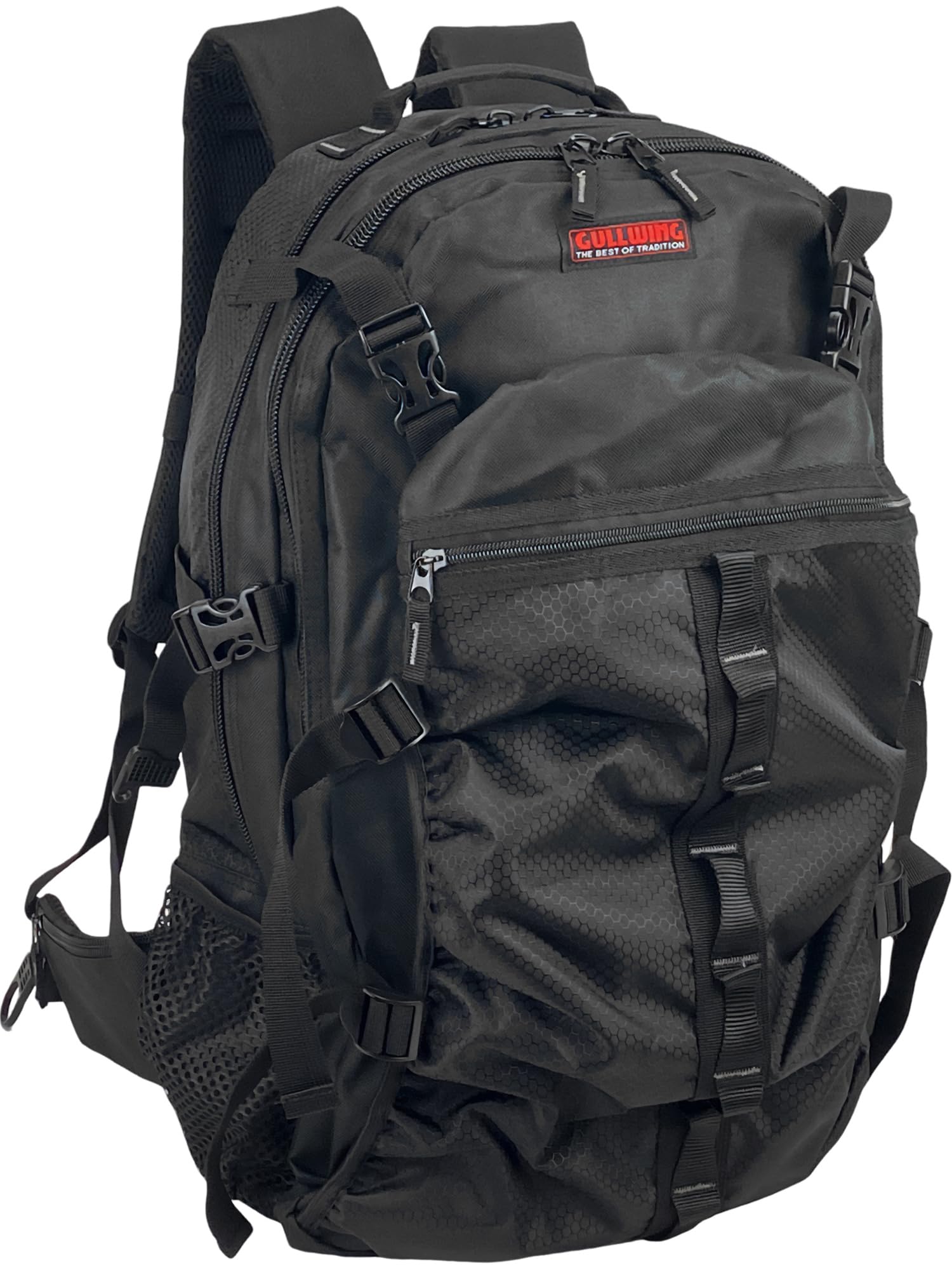 

Black Rucksack Backpack Daypack Backpack Large Capacity 40L Soccer Ball Helmet Storage Ball Storage Belt Included 40 Liter Bicycle Motorcycle