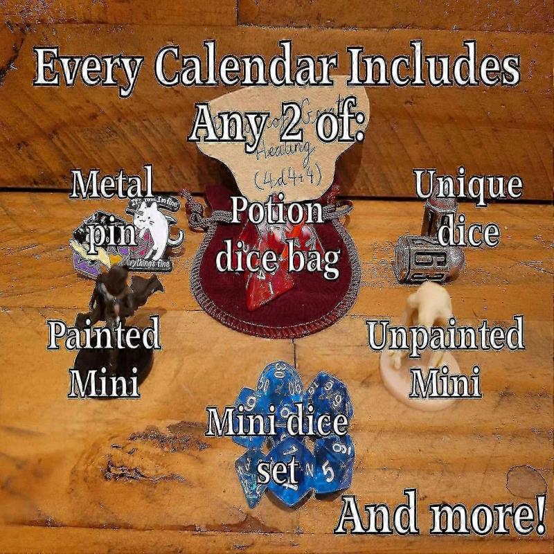 Dice Advent Calendar 2024 Surprise Holiday Gifts With Dice, Countdown To New Year And Christmas, Christmas Gifts For Boys, Girls, Adults--