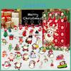 Calendar Advent Christmas Keychain Ornaments Tree Decor Gift 24 Days Countdown