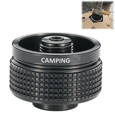 Aluminum Alloy Camping Gas Tank Connector Camping Stove Adapter Portable Stove Propane Adapter for Outdoor Backpack Hiking