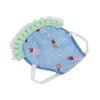 Hen Saddle Cute Protective Colorful Pet Chicken Apron with Elastic Straps for PoultryBlue Pineapple