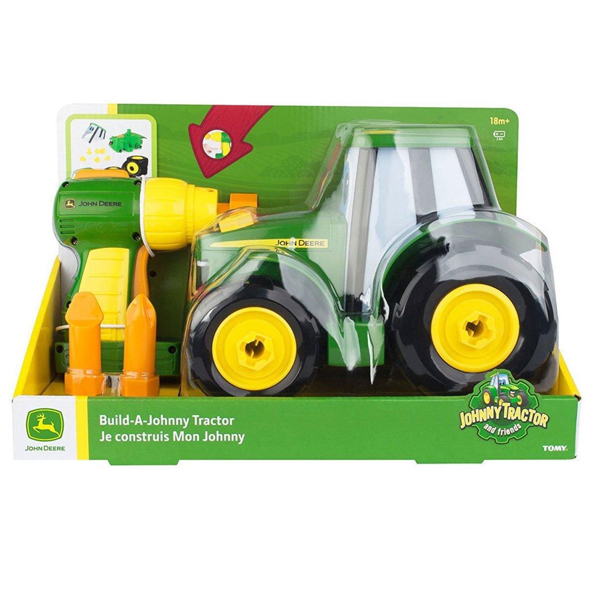 

46655 Tomy John Deere - Трактор Build & Play Johnny +18 месяцев