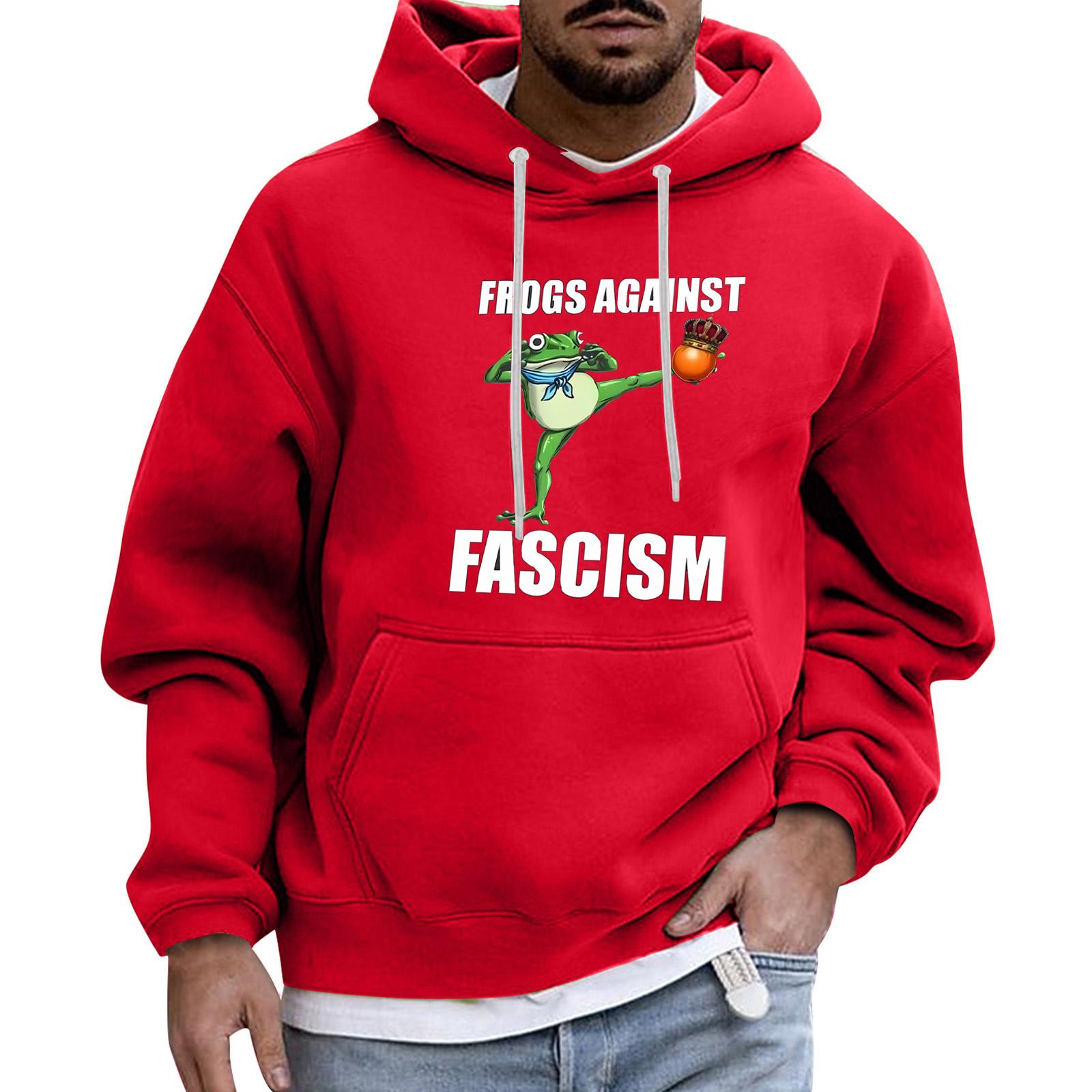 

Мужской спортивный костюм с капюшоном, унисекс, комплекты для бега, толстовка с длинным рукавом и капюшоном XXL красный