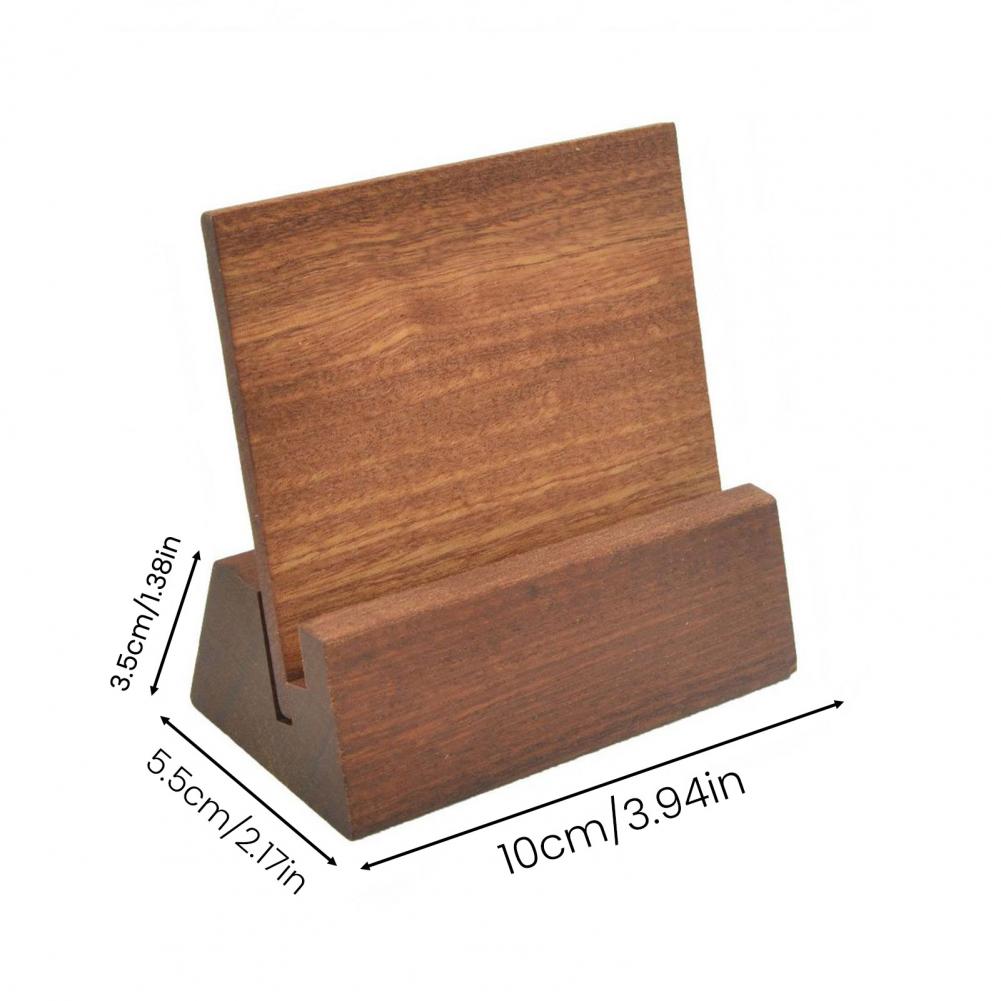 Rustikaler Kartenhalter aus Holz, Tischkalender, Tischnummernständer für Hochzeiten, Bankette, Restaurants, Foto- und Bilderpräsentationssockel