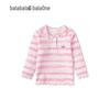 Balabala Girls' Striped Long-Sleeve T-Shirt