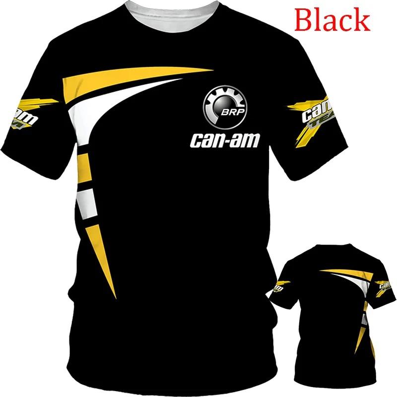 

BRP Can-Am 3D Друк Екстремальні види спорту Швидкосохнуча Дихаюча Чоловіча Мотоциклетна Перегонова Футболка Настільний Теніс Командні Тренування Короткий Рукав 2XL
