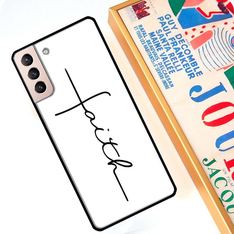 

Christian Symbol Soft Cover For Samsung Galaxy S21 Ultra S22 Plus Note 20 Ultra S8 S9 S10 Plus S20 FE Case Galaxy S8