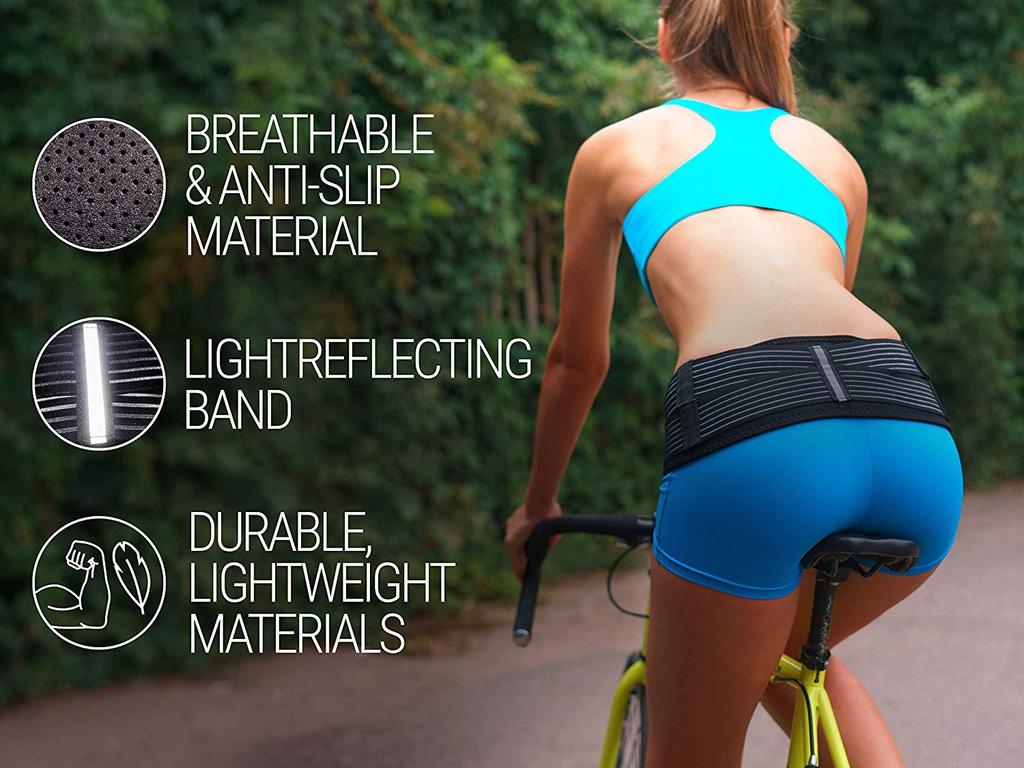 Men Women Sacroiliac SI Joint Hip Belt Breathable Anti-Slip Pelvic Support Brace Pain Reli-ef for Leg Pain Stabilizing
