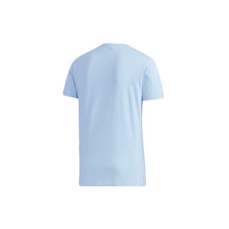 Adidas Neo Donald Duck Graphic Straight T-Shirt Couples Edition Unisex Top Pink Light-Blue GJ5643