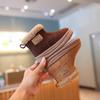 Baby Winter Non-Slip Ankle Boots: Fleece-Lined, Soft Sole Cotton Shoes for Boys & Girls