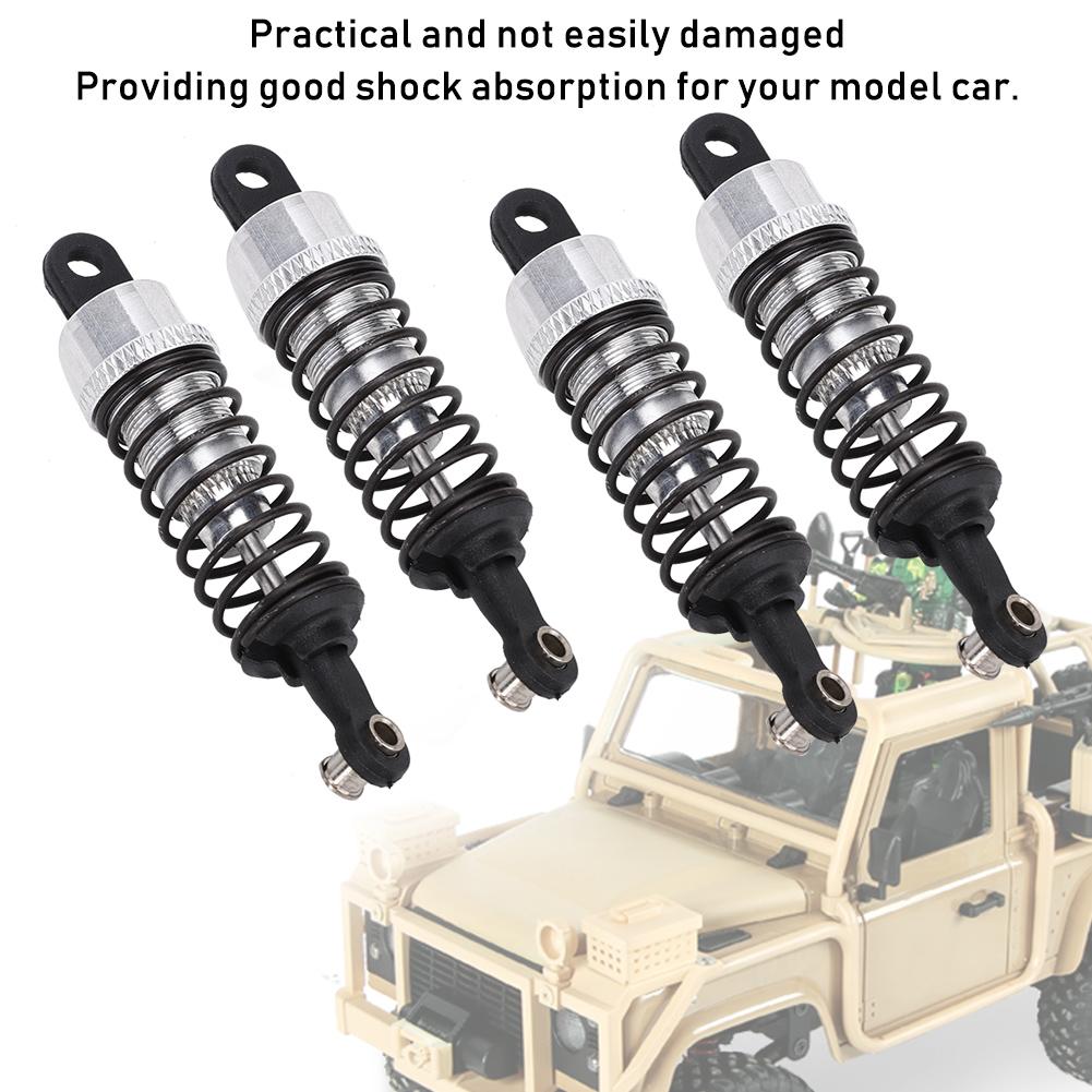 Metal Shock Damper Fit for MN D90 MN99 MN91 FJ45 RC Model Car Upgrade Accessories(Silver MN014S