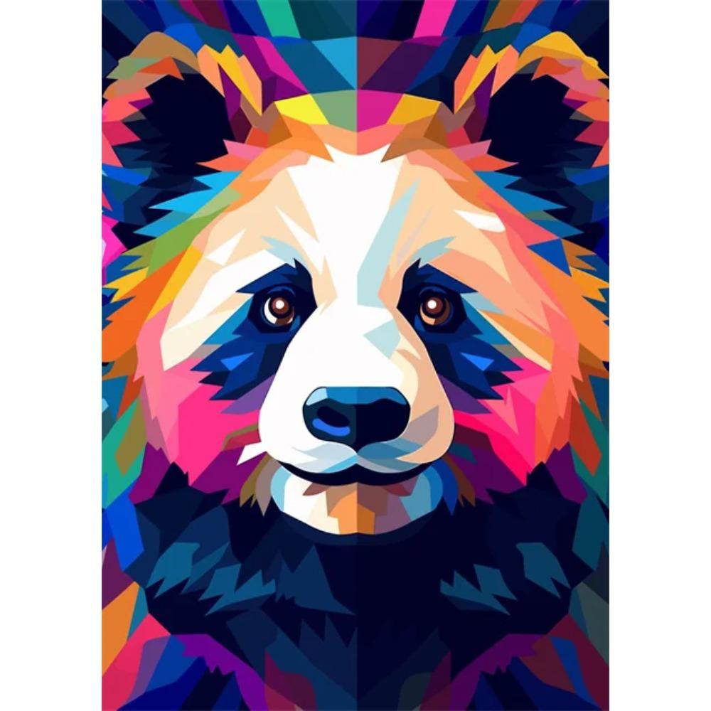 Abstrakt Färgstark Vilda Djur Canvasmålning Bläckfisk Katt Apa Lejon Graffiti Popkonst Målare Väggkonst Väggmålning för Heminredning