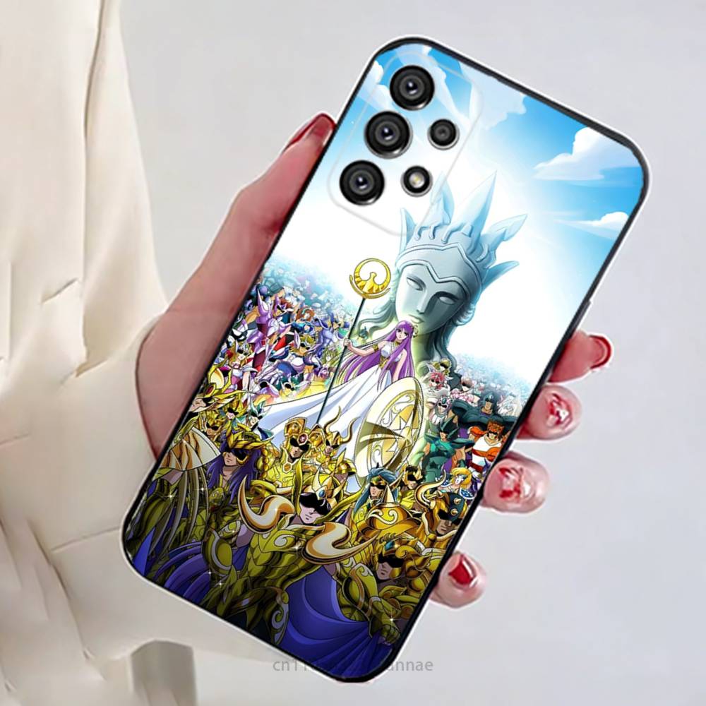 S-Saint Seiya Knights Zodiac Phone Case for Samsung Galaxy A73,23,53,33,14,24,13,72,22,52,32,54,A34 Soft Cover
