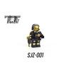 Delta SJZ001 Red Wolf Rose Weilong Dark Blue Military Minifigure Building Blocks