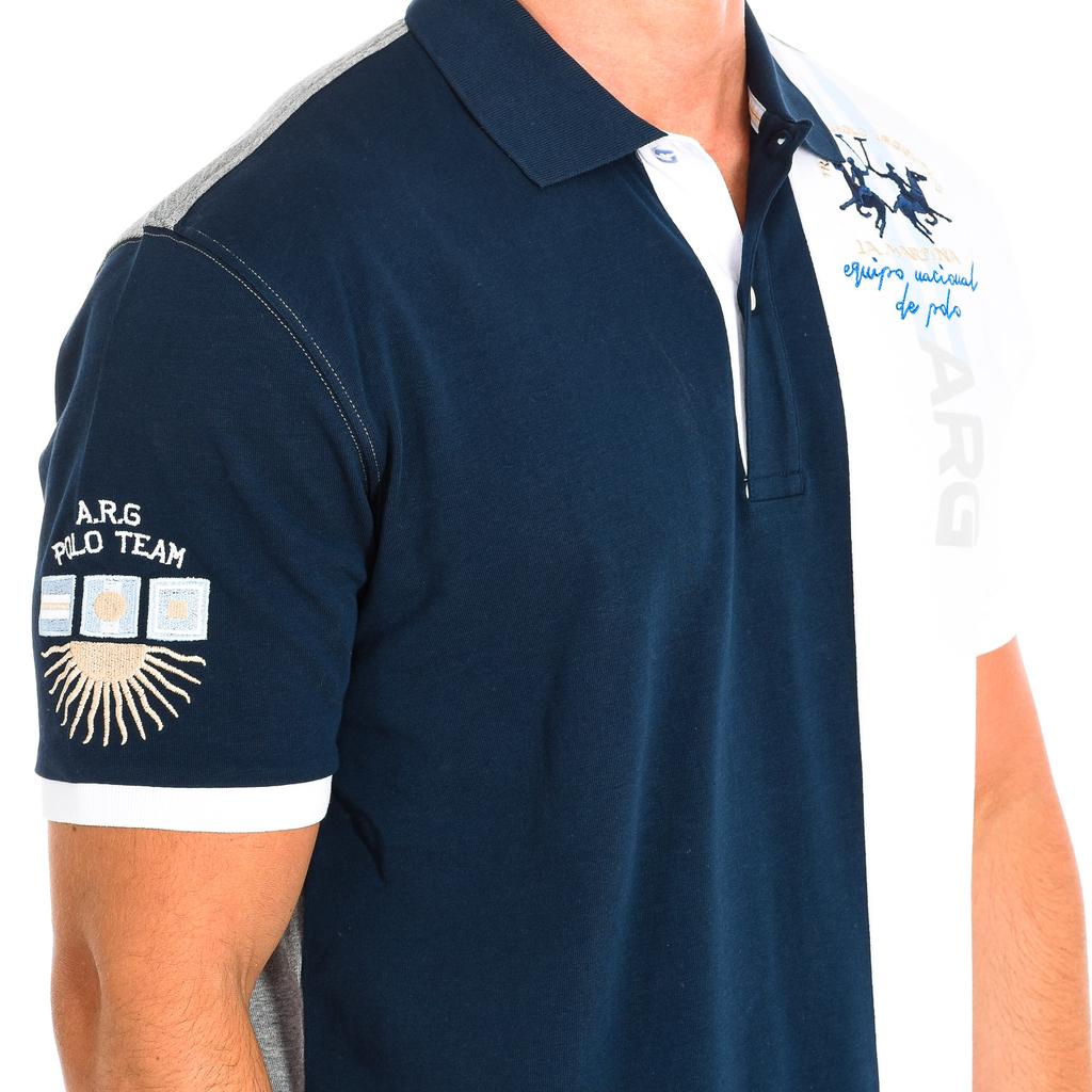 Men's Short Sleeve Polo Shirt TMP608-JS303