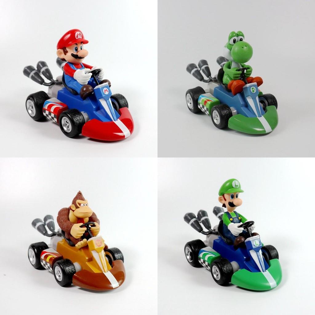 Super Mario Action Figures Collection Princess Peach Pull Back Toy With Fine Craftsmanship