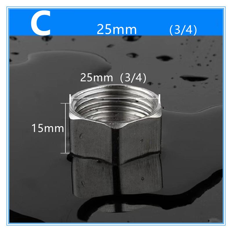 Nerezová ocel 304 Potrubní tvarovka Mužský-Ženský závit Převodní spojka 1/4"  3/4"  1" Palcový závit Vnitřní závit 4" Zátka trubky