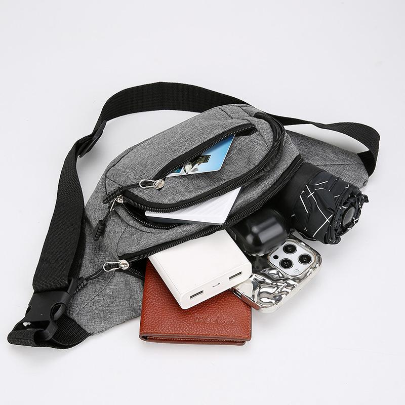 Riñonera Multifuncional para Hombre/Mujer Gran Capacidad Resistente al Desgaste Deportes al Aire Libre Cartera para Móvil Riñonera Bolsa para Cajero de Negocios