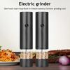 Elektrisches Salz- und Pfeffermühlen-Set mit eingebauter LED-Leuchte, einstellbare Mahlgrad, Gewürzmühle, wiederaufladbar, Küchenutensilien, Geschenk