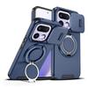 KEYSION 360° Rotating Ring Stand Phone Case for OPPO Realme 16 Pro 5G 16 Pro+ Slide Camera Protection Magnetic Shockproof Cover