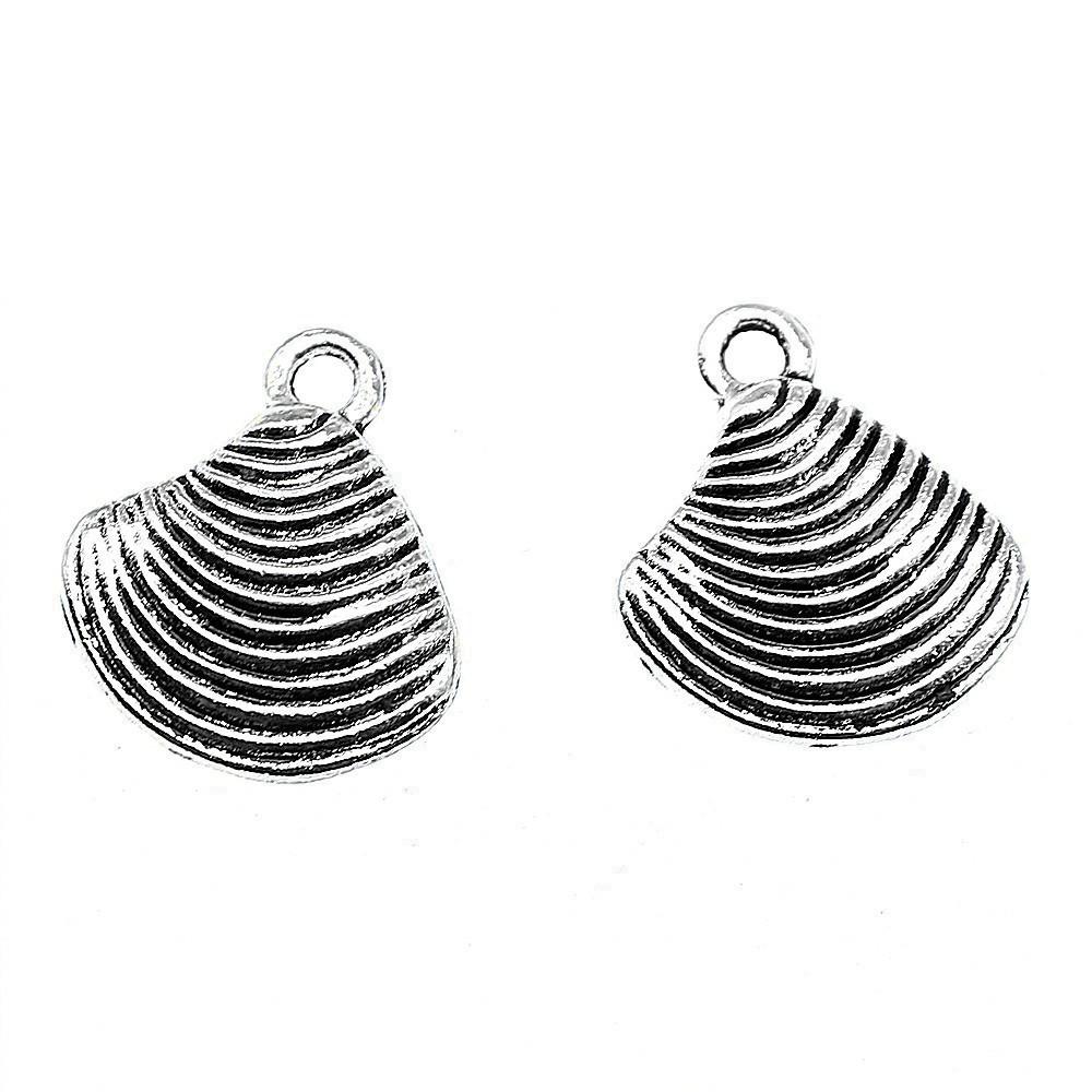 Shell Charms Multi Color Alloy Pendants For Beach Themed DIY Jewelry Accessories