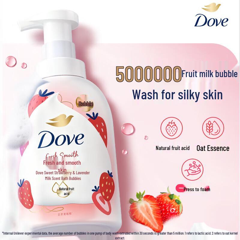 Dove Sweet Strawberry & Oat Milk Body Wash