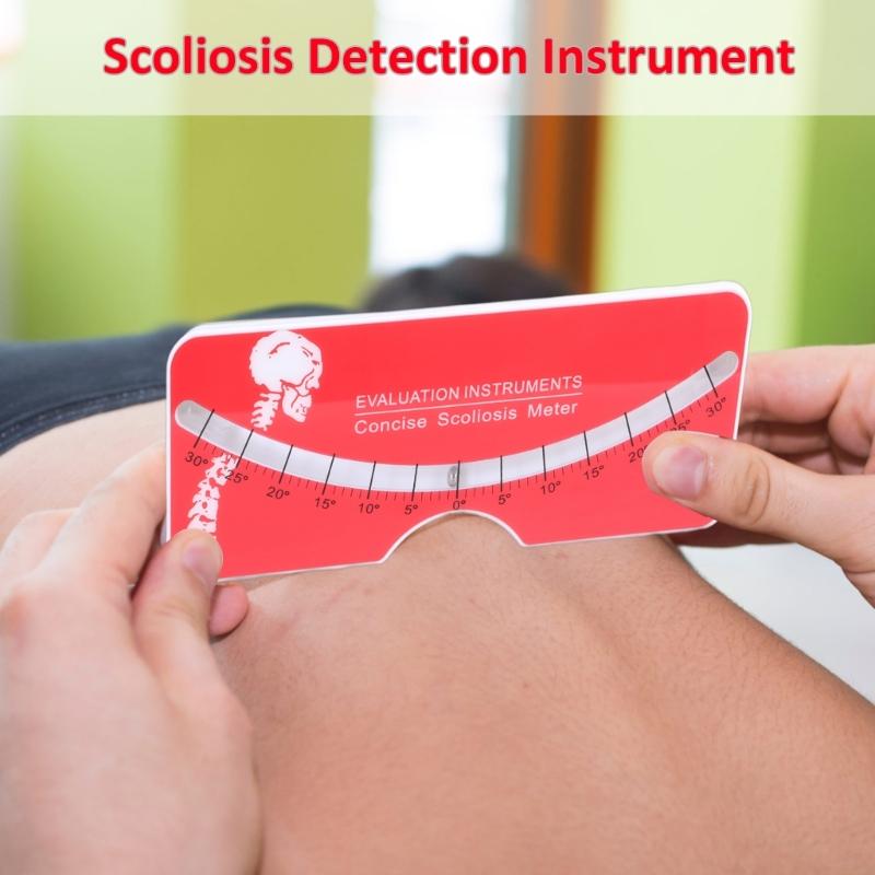 Scoliose Testmeter, Scoliose Meetinstrument 0-30° Meting Beoordeling Diagnose van Rug- en Wervelkolomscoliose