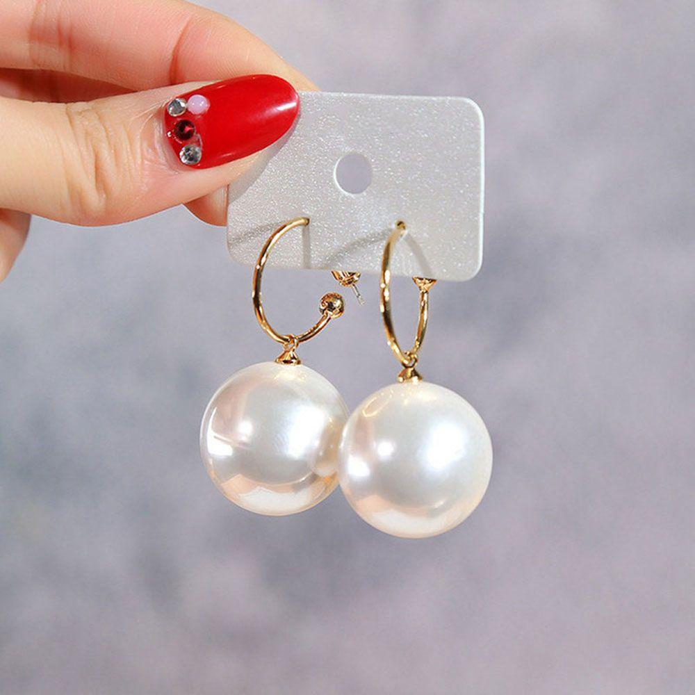 Accessories Hoop Large Round Big Ball Pendant Dangle Earrings Jewelry Drop Earrings Stud Earrings
