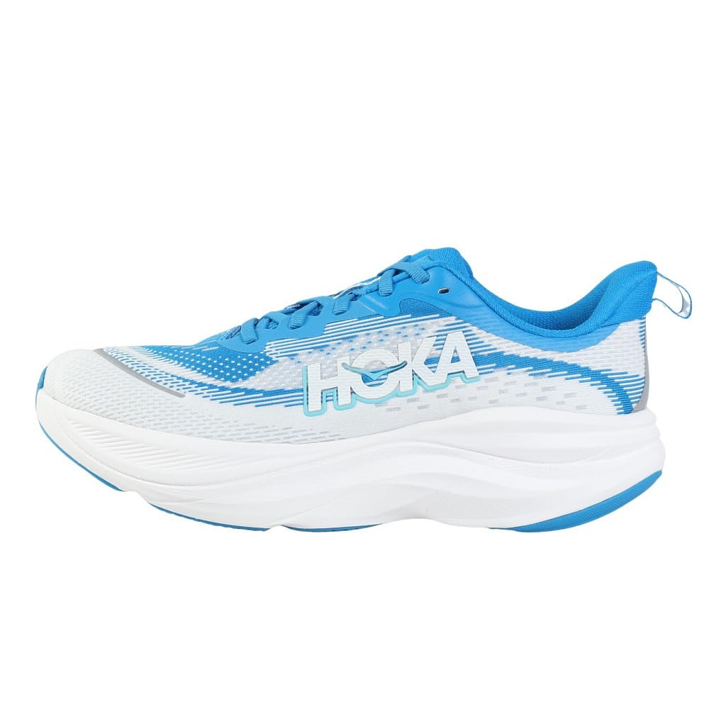 HOKA Skyflow Running Jogging x Shoes, Shoes, 1155111-HLF (Blue White/Size 26.5/Men's)
